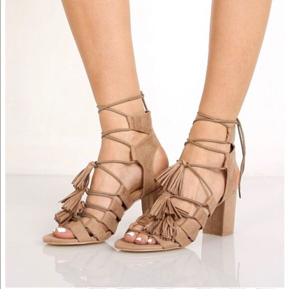 Coconuts by Matisse Copa Suede Lace Up Sandals - Picture 1 of 13